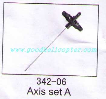 jxd-342-342a helicopter parts upper main blade grip set with inner shaft